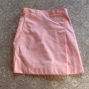 Girls pink Land's End skirt.